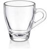 BORGONOVO Tazza caffè/marocchino ischia in vetro cl 12,5 (6 pezzi) - Trasparente - Vetro