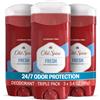 Secret Old Spice Deodorante da uomo senza alluminio, ad alta resistenza, protezione dal sudore 24/7 e protezione dagli odori, freschezza e profumo duraturo 24/7, profumo fresco, 96,4 g (confezione da 3)