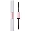 MAYEON Mascara waterproof a doppio pennello (1pc) | Mascara nero per ciglia inferiori corte, rade, minuscole, arricciato e senza grumi, anti-sbavatura, trucco occhi naturale