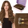 Fshine Extension Nano Ring Capelli Veri Remy 50g 50cm, Extension Capelli | Extension Capelli Veri con Nano Ring, Nano Anelli per Distribuzione Regolabile, Tocco Morbido, Più Volume, Per Uso Quotidiano
