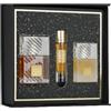 Lattafa Khamrah - Cofanetto regalo, Eau de Parfum 100 ml, formato tascabile 12 ml, nebbia profumata 50 ml, note ambra e gourmet