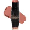 Nudestix Nudies Matte Lux Cream Blush 3 in 1 per tutto il viso, per guance, occhi e labbra con blush sfumato (Nude Buff)