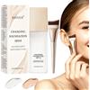 BASTOUR Mira Glow Fondotinta Pelli Mature,SPF15 Fondotinta Cambia Colore Impeccabil | Fondotinta Adattivo Fondotinta Cambia Colore con Pennello Fondotinta Effetto Uniforme e Luminoso a Lunga Tenuta