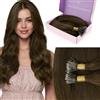 Fshine Extension Nano Ring Capelli Veri Remy 50g 50cm, Extension Capelli | Extension Capelli Veri con Nano Ring, Nano Anelli per Distribuzione Regolabile, Tocco Morbido, Più Volume, Per Uso Quotidiano