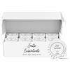 Suite Essentials 50 saponette da 15 g, ideali per hotel, camere degli ospiti, Airbnb e ospitalità, imballaggi riciclabili, mini saponette da toilette, confezione multipla