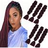 Shangxiu Extension Per Treccine Africane,6 Pacchetti extension capelli treccine Ombre Jumbo Treccia,Sintetici Treccia Per Capelli Per Uncinetto Twist (24zoll(6per pack),marrone chiaro)