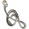Generisch Pinza a artigli in metallo per chiavi da terra, clip per capelli per note musicali - forcine per capelli con perline - pinze per artigli per note musicali, pinze jaw, forcine per capelli
