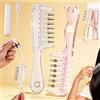 Generic Pettine Applicatore Sier Cuoio Capelluto Dispenser Massagge Ricaricabile | Dosatore Di Olio, Preciso E Senza Disordine 2 In 1 Manico,Portatile Per La Cura E La Nutrizione Dei Capelli