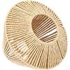 OSALADI Paralumi In Rattan Finials Per Lampade Arredamento D'Epoca Paralumi Per Lampade Paralume Senza Collo Paralume In Vimini Tonalità Lampadario In Rattan In Stile