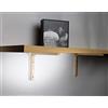 nextradeitalia 10PZ REGGIMENSOLA MOD.ELLE LEGNO NATURALE 150 MM