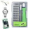 Quniwokid Set Di Mini Cacciaviti Kit attrezzi con impugnatura ergonomica regolabile | Set cacciaviti per orologi Per PC Cellulare Orologio Occhiali Auto Dispositivi Batteria Casa Ufficio