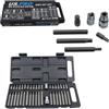 US PRO Industrial Set di punte a bussola da 40 pezzi, esagonali, Torx, scanalate, a stella, con attacco da 1 cm e 1/2