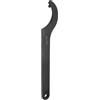 QUARKZMAN C Hook Spanner Wrench 52-55mm Chrome Vanadium Spanner Wrench Tool | C Pin Motorcycle Shock Nut, With 5mm Round Head, For Machine Vehicles Mechanical