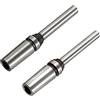 QUARKZMAN 2pz Punta Trapano per Carta Cava 6mmx75mm 7mmx75mm | per Gambo Conico Perforatrice per Punzonatrice