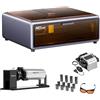 Creality Falcon A1 Macchina per incisione laser da 10 W con rulli rotanti Pro, incisore e taglierina laser chiusa, posizionamento con telecamera HD, riconoscimento intelligente dei materiali