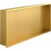 eurosanit Nicchia da Doccia da Incasso 60x30x10 cm | Finitura Dorata | Mensola da Parete per Bagno | Design Moderno e Resistente | EUROSANIT