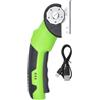 Generico Cordless Electric Scissors - Cardboard Cutter | Safety Lock, Front LED Ligh | Rechargeable 12V Precision Shear Handles Alloy Steel Blades, Ergonomic ABS Grip for Fabric Leather Carpet Crafting Projects