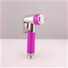 LIJUCAI 1PC Fiore Aspersed Soffione doccia Accessori per il bagno Plastica ABS Pistola Bidet WC WC Doccia igienica ugello di lavaggio, rosa