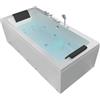 Generico Vasca Idromassaggio Rettangolare Cromoterapia Bianca 170x80cm - Vittoria | Idromassaggio, cromoterapia, spa, jacuzzi,