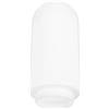 BESPORTBLE Paralume in Acrilico Bianco per Lampioni da Giardino, 1 Pezzo | Design Sferico Irregolare, Filettatura da 6, 5cm, per Cortile e Vialetti, Semplice e Moderno