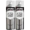 JENOLITE Spray per rivestimento trasparente ad alta temperatura | Fino a 650°C+ | 2x500ml | FINITURA CRISTALLINO | Esalta e protegge le superfici dalla corrosione con un sigillante non ingiallente