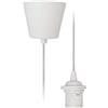 McShine 1452332 - Supporto per lampadina, attacco E27, 230 V, cavo 1,2 m, ideale per restauri, 230 V