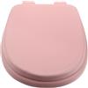 PRETYZOOM Sedile Wc a U in Schiuma Rosa, Chiusura Silenziosa, Confortevole | Cuscino Imbottito, Superficie Facile da Pulire, Stabile, per Anziani e Persone Mobilità Ridotta
