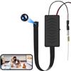 SecuraLen Microcamera Spia WiFi 1080P Nascosta, Rilevamento Movimento (dark) | 5-6h batteria, Dual-Band 2.4/5GHz, 120° grandangolo, loop, app