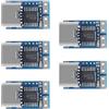 Rastapulz 5 PEZZI PDC004-PD PD USB-C PD 20 V DC modulo trigger a tensione fissa 5 A ingresso presa tipo C per notebook