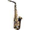 summina Eb Sassofono Contralto Ottone Laccato Oro E Piatto Sax 82Z Tipo Chiave Strumento a Fiato con Spazzola Pulizia Panno Guanti Cinghia Imbottita Caso