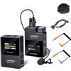 COMICA Microfono Lavalier wireless, BoomX-D1 2.4G Sistema microfonico wireless con 1 trasmettitore e 1 ricevitore, Lav Mic per smartphone Videocamera Podcast Intervista YouTube Facebook Live-steam