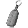 OFF WE GO Cover Chiave Pelle per Chery Omoda 5 Jaecoo 5 J8 J9 Tiggo, Grigio | Protezione 360° antigraffio per telecomando. Guscio Chiavi con portachiavi . Segnale non bloccato, aderenza 1:5.