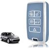 TOOMUME Cover Chiave Auto per Land Rover Range Rover Evoque Discovery 5 | Silicone Morbido, Antiurto, Anticaduta, Antigraffio, Custodia Protettiva Chiave per Sport Defender Velar Jaguar E-Pace F-Pace