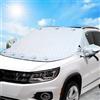 Unzipp Copri Parabrezza Auto, 10 Magnete Copri Vetro Auto Ghiaccio, 220x155x128CM | Grandi Dimensioni Telo Antighiaccio Per Auto con Copertura Specchietto Retrovisore, Contro Neve, Ghiaccio, Gelo, Anti UV