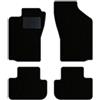 QUEMAR Tappetini Auto per Alfa Romeo 147, Bordo Antracite, 0 Ricami | 2000-2012 / Kit Tappeti Moquette e Gomma su Misura / Set 2 Anteriori + 2 Posteriori / Ricami e Colori Personalizzati