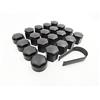 Partsdealers - Copridadi ruota per Opel Astra J K Zafira C Mokka Mokka X Insignia B 2010-2023, 19 mm x 20