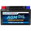 Electronicx YTZ10S AGM Batteria Moto 12V 8,6Ah 165A - Starter sigillato senza manutenzione per moto, scooter & powersport - compatta, antivibrazione, a prova di perdite e pronta all'uso