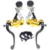 WENDMY Moto Maniglia Frizione Leva Pompa Freno Frizione Scooter Freno Moto PX1 Radiale 17,5 Mm Cilindro Principale 22 Mm Protezione Leva Freno Frizione