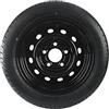 UNITRAILER Ruota Rinforzata Rimorchio 195/50 R13C 104/101N 900 kg Stabilità | Cerchio in Acciaio Nero 5.5Jx13H2 5x112 ET30 Pneumatico LINGLONG R701 per Roulotte e Carrelli