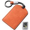WUZUTU Custodia per chiave adatta per Leap Motor B05 C10 B10 C11 2024 2025 | Custodia per chiave auto in pelle scamosciata per Leapmotor Lafa 5 D19 B03X NFC, colore arancione