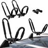 Generic Kayak - 2 supporti kayak per auto | portabagagli per canoa, kayak, tavole da surf e occhiali da sci, portapacchi universale