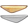 XuYingBhd INDICATORE DIREZIONE 2 Luci Posizione LED Dinamiche Per BMW E46 2D 2003-2006 Per 325Ci Per 330Ci Indicatore Direzione Lampeggiante FRECCIA SPECCHIETTO LATERALE(Clear dynamic)