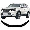 SCOUTT Deflettore Protezione Cofano per Hyundai Santa Fe 2008-2012, Migliora l'Aerodinamica dell'Auto, e Spoiler, Nero