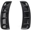 Generic paraspruzzi per auto Cofano di ventilazione ABS per ruota anteriore auto per Mercedes per BENZ per Classe A W177 A200 A250 A220 A35 per AMG per Sport 2019-2021 2 pezzi/set(Glossy Black)