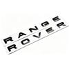 Generic Emblema con lettere 3D per cofano, adatto per Range Rover (nero lucido) | ABS di alta qualità, resistente alle intemperie e allo scolorimento. Facile montaggio adesivo senza fori. Un aggiornamento