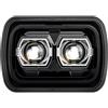 WFGMMI Gruppo Faro Rettangolo 5X7 7x6 Pollici LED Faro Hi-Low Beam H4 Per Jeep Per Wrangler YJ Per Cherokee XJ Per Toyota Per Nissan Faro Fanale(1pcs 90W)