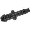 TOPRAN 120 127 Connettore Condotto acqua lavavetro per impianto tergicristallo nero
