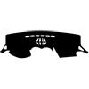 SISIFEIER Copertura Cruscotto Auto Copertura Per Cruscotto Per Benz Per Smart Fortwo III Serie 453 C453 A453 2014-2023 2024 2025 Tappetino Protettivo Antipolvere E Parasole(Left Hand Black)