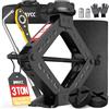 IMAYCC Cric a forbice da 3 t, cric portatile da 3 tonnellate con cricchetto, kit di emergenza per auto, SUV e MPV