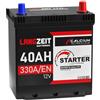 LANGZEIT Batterien LANGZEIT batteria auto 40Ah 12V ASIA avviamento sostituito 36Ah 38Ah 42Ah | Polo positivo a destra starter automobili